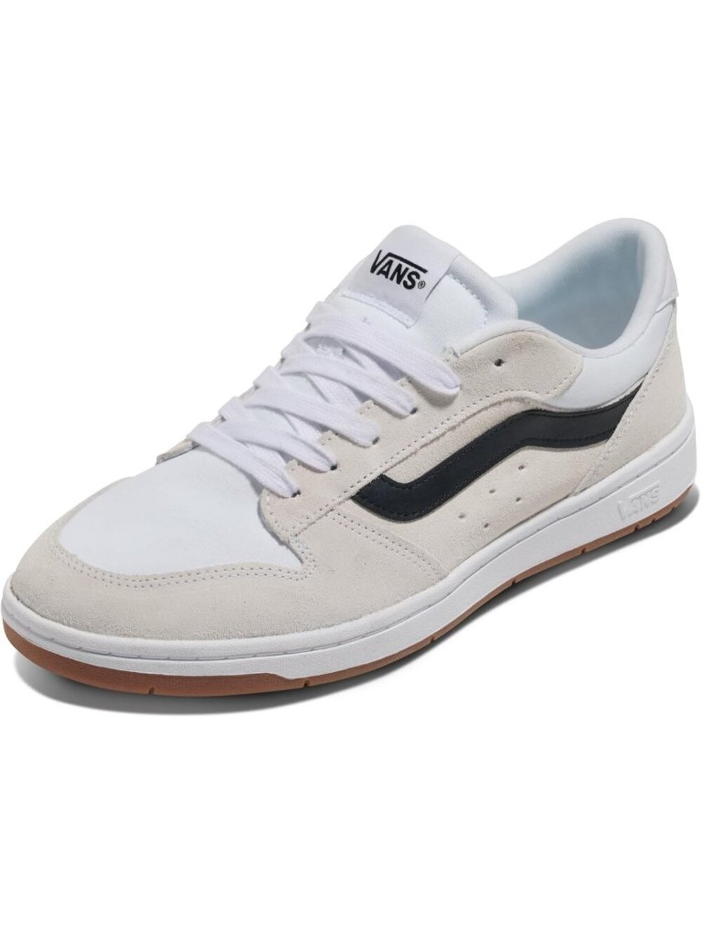 Vans Men's Canva White Closed Toe Lace Up Comfortable Ryland Ls Sneakers Shoes